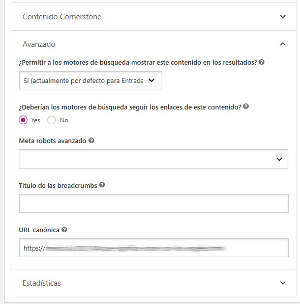 las url de mi sitemap no aparecen 